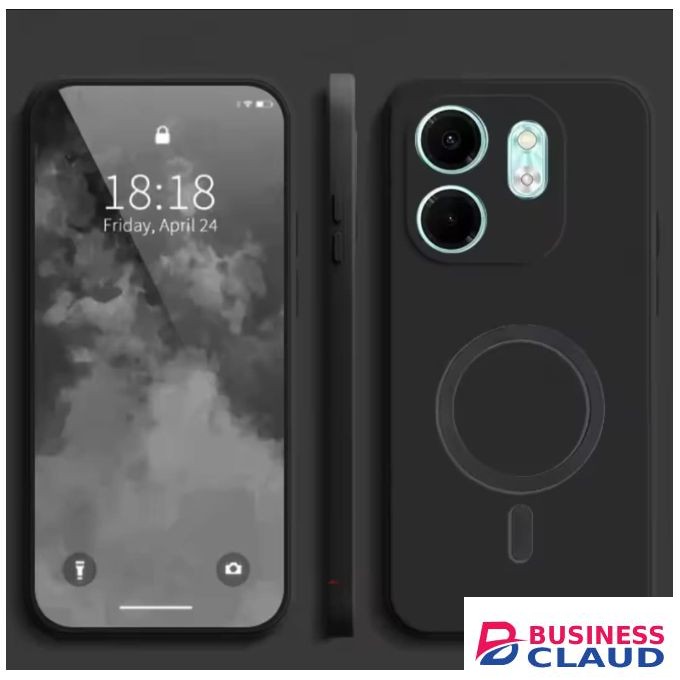 Infinix Hot 50i Unique Black Soft Feel With Magsafe Mark Phone Case/ Cover