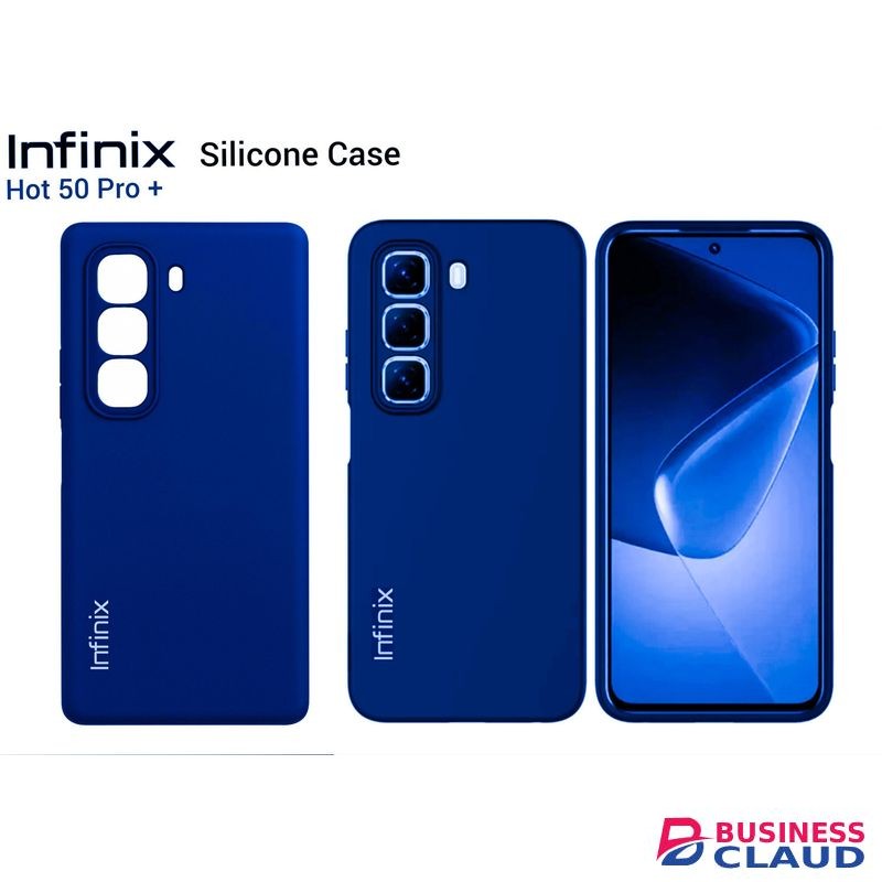 Infinix Hot 50 Pro+ Original Best Shockproof Silicone Protective Back Cover Case - Anti-Drop Protection