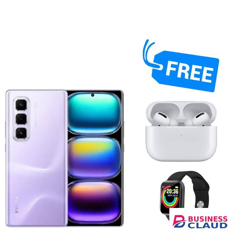 Infinix HOT 50 PRO+ ,UPTO 16GB RAM & 256GB ROM,BUDS & SMART WATCH,SPLY
