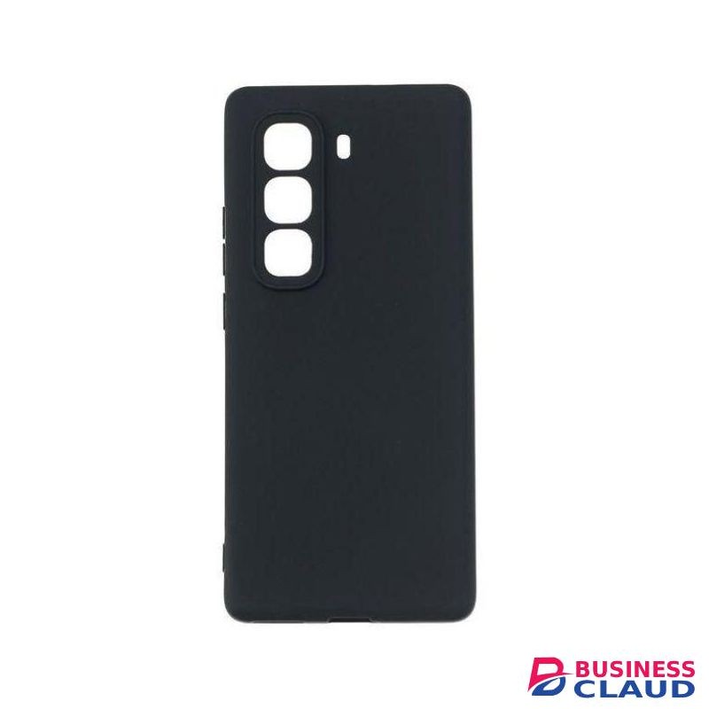 Infinix silicone case for Hot 50 Pro Black Soft Feel Phone Case/ Cover