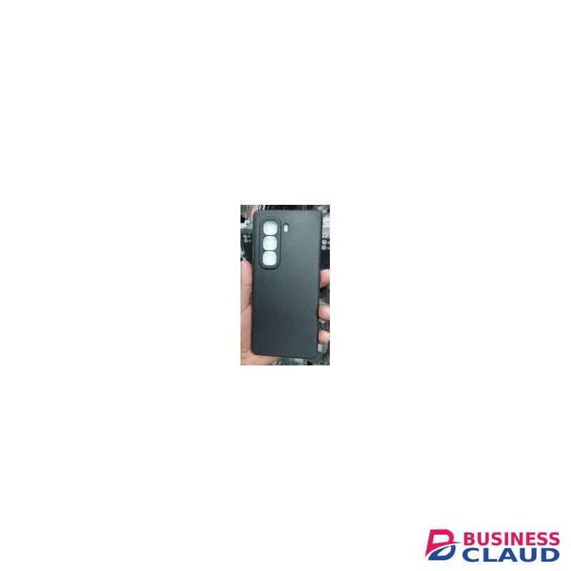 Infinix Hot 50 black soft silicon phone case