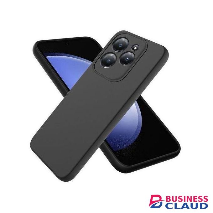 Infinix HOT 40 i black and High Quality Soft Silicone Phone Cover