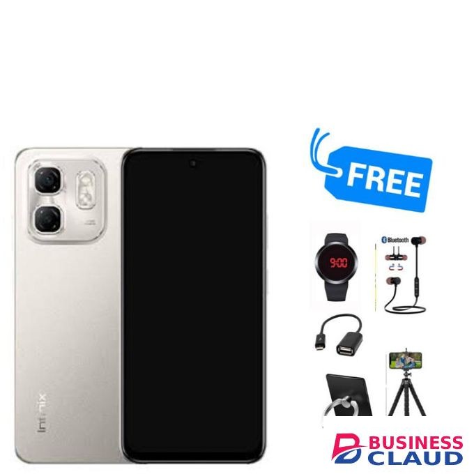 Infinix Hot 50i,Upto 12GB RAM & 128GB ROM, & Free Gifts Pack,Titanium