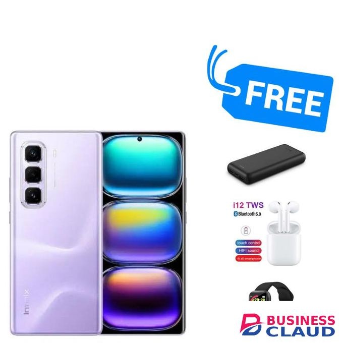 Infinix HOT 50 PRO+,6.78' INCHES DISPLAY,(256GB ROM+UPTO 16GB RAM),FREE POWERBANK,BUDS & SMART WATCH