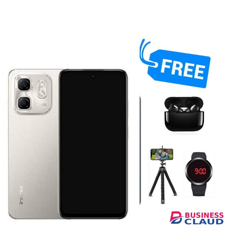 Infinix Hot 50i,Upto 12GB RAM &128GB ROM,Buds,Tripods & Watch,Titanium,