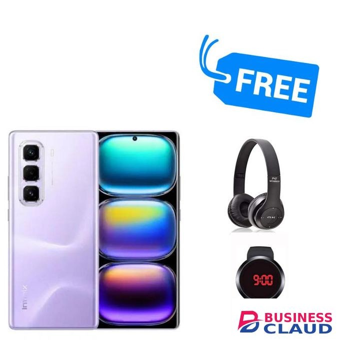 Infinix HOT 50 PRO+,6.78" INCHES DISPLAY,256GB ROM +UPTO 16GB RAM,DUAL SIM,5000MAH,120HZ,FREE HEADPHONES & WATCH