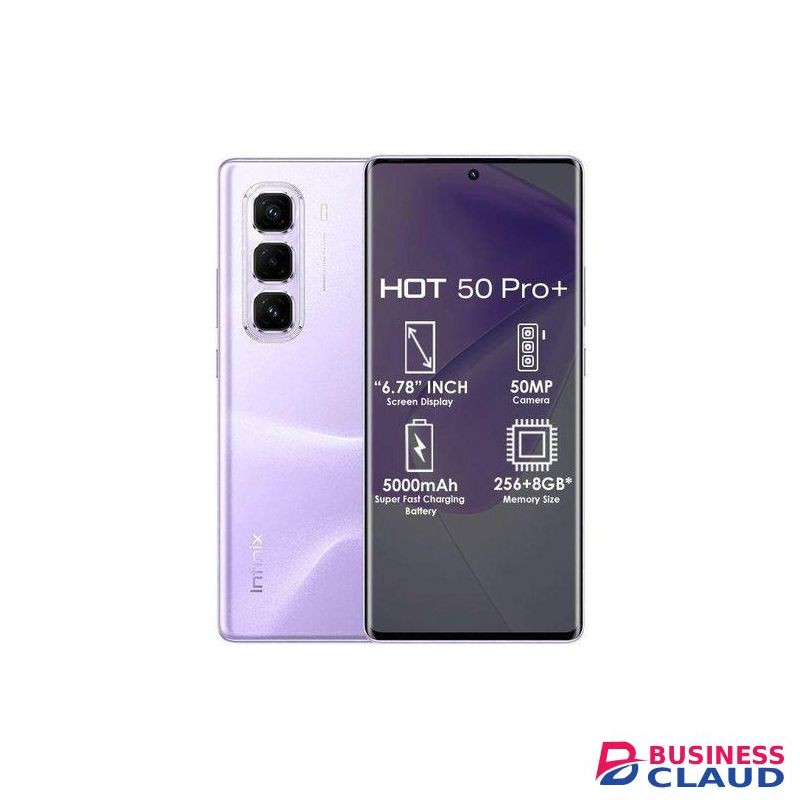 Infinix HOT 50 PRO+,6.78" INCHES,8GB RAM +256GB ROM,5000MAH,DUAL SIM,SPLY"