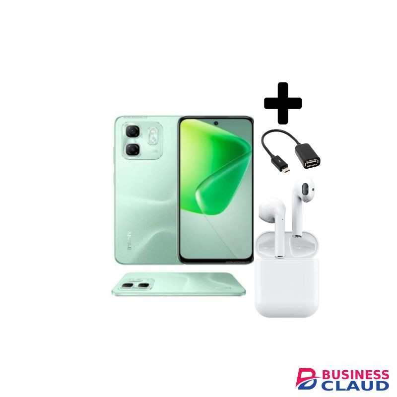 Infinix Hot 50i 4G"6.7-inch,12 GB(6+6)RAM+128GB ROM' Battery: 5000mAh Sage Green+Gifts