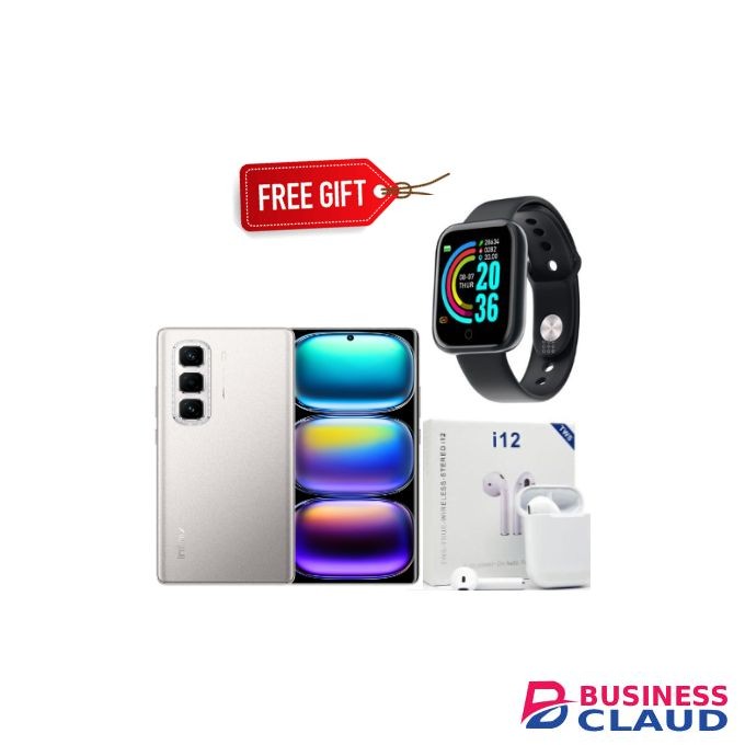 Infinix Hot 50 Pro Plus' 6.78 inches"(8+8)16GB RAM+256GB ROM' 5,000 mAh" Dual SIM+Earpods+Smartwatch