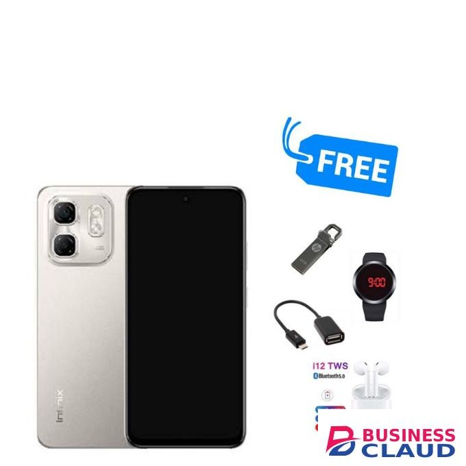Infinix HOT 50i,SCREEN DISPLAY 6.7" INCHES,,,UPTO 12GB RAM +128GB ROM,48MP,5000MAH, & CLASSY FREEBIES PACK,SPLY"