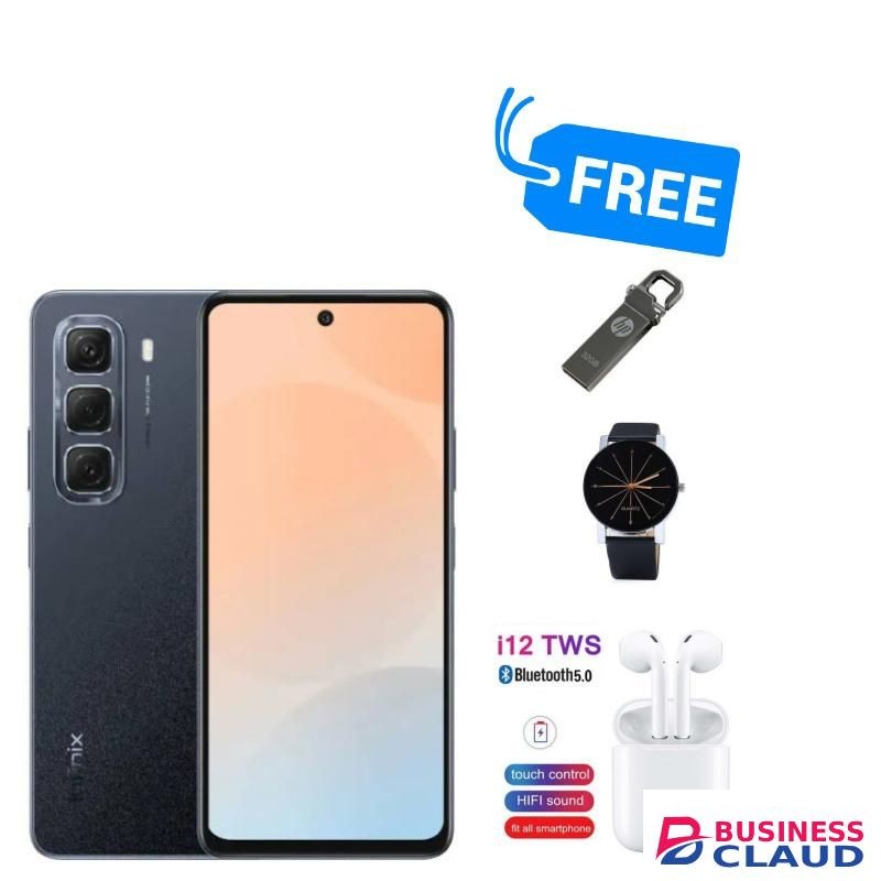 Infinix HOT 50 PRO+,6.78" INCHES,8GB RAM UPTO 16GB RAM & 256GB ROM,DISK,BUDS & WATCH