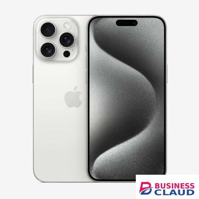 Apple IPhone 15 Pro Max, 6.7", 256GB + 8GB RAM (PHYSICAL SIM PLUS E SIM ), 4441mAh-Titanium WHITE
