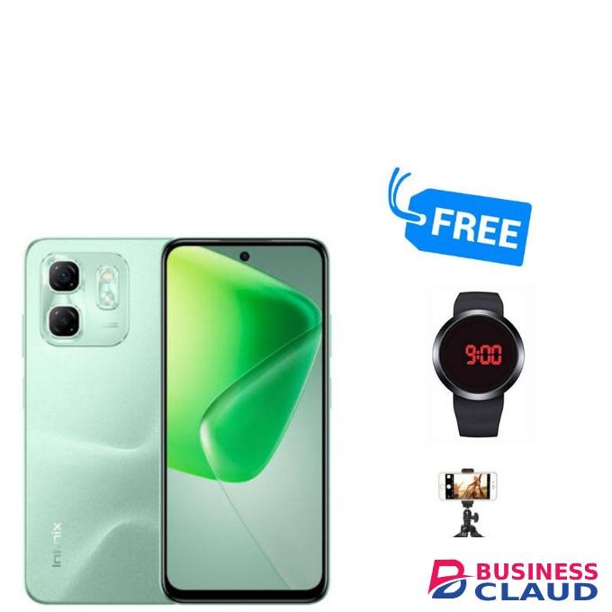 Infinix HOT 50i,,SCREEN SIZE 6.7",,,UPTO 12GB RAM & 128GB ROM,5000MAH,DUAL SIM,WATCH & TRIPOD,SPLY"