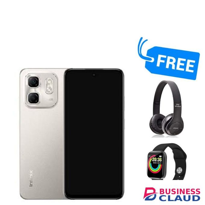 Infinix HOT 50i,LCD SCREEN DISPLAY,,,UPTO 12GB RAM & 128GB ROM,4G,5000MAH,DUAL SIM,HEADPHONES & SMART WATCH,SPLY"
