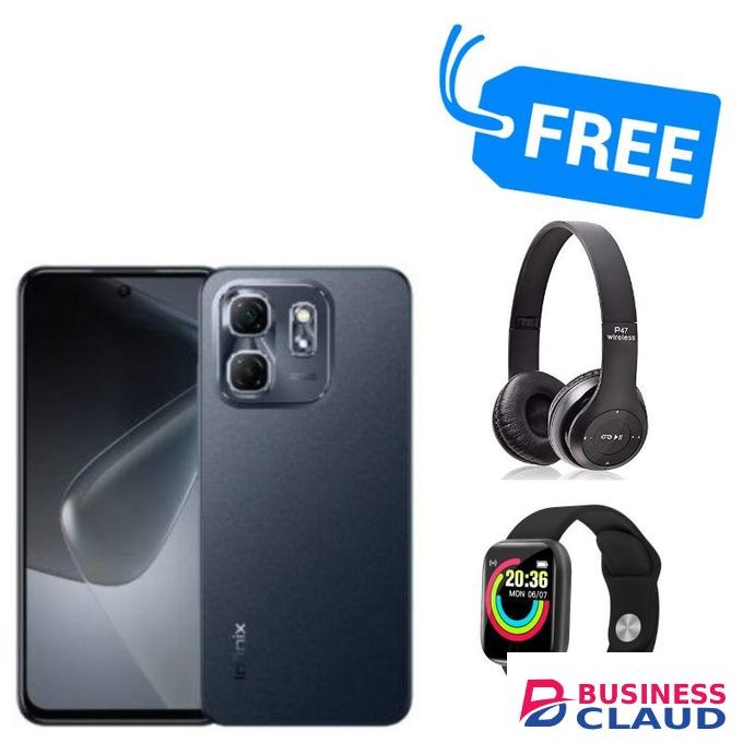 Infinix HOT 50i,6.7_inches,,,5000MAH.6GB RAM +128GB ROM,DUAL SIM,5000MAH,HEADPHONES & SMART WATCH,,SPLY"