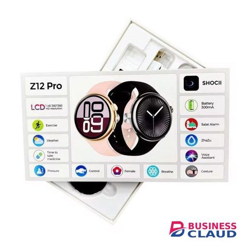 Premium Z12 Pro Smart Watch for Android & iOS – Health, Fitness & Call Features in One Stylish Wearable