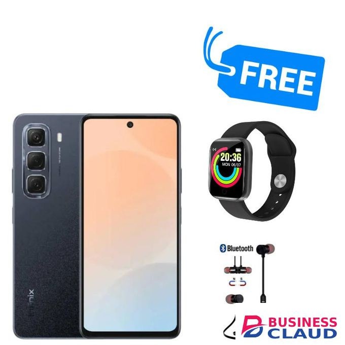 Infinix HOT 50 PRO+,AMOLED DISPLAY 6.78" INCHES,(128GB ROM+ UPTO 16GB RAM )5000MAH,50MP.FREE WATCH & SPORT BLUETOOTH