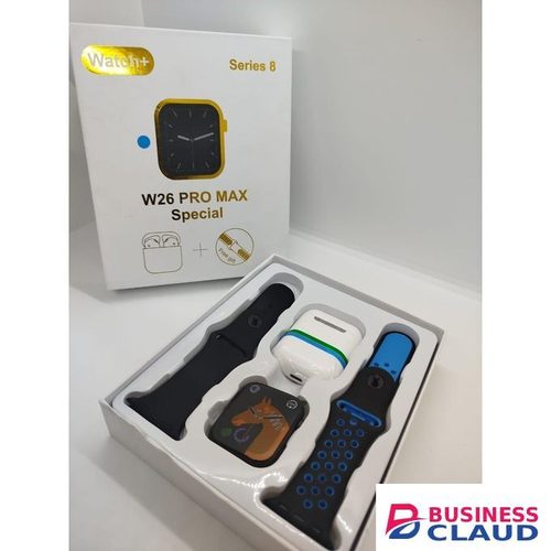 W26 Pro Max Smart Watch Series 8 with Bluetooth & Free Airpods for a Stylish Life