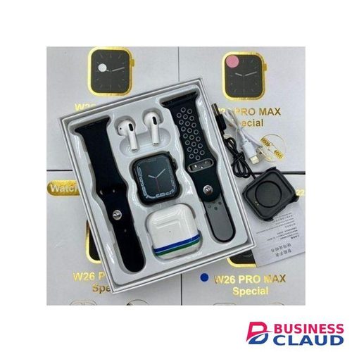 W26 Pro Max Smart Watch Series 8 + Airpods Bundle