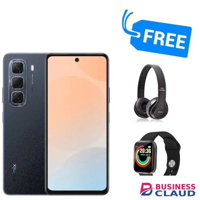 Infinix HOT 50 PRO+,AMOLED DISPLAY 6.78" INCHES,UPTO 16 GB RAM & 128GB ROM,5000MAH,DUAL SIM,FREE HEADPHONES & SMART WATCH