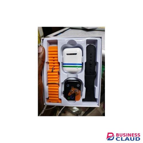W26 Pro Max Bluetooth Smart Watch and Free Airpods Combo for a Premium Fitness Experience
