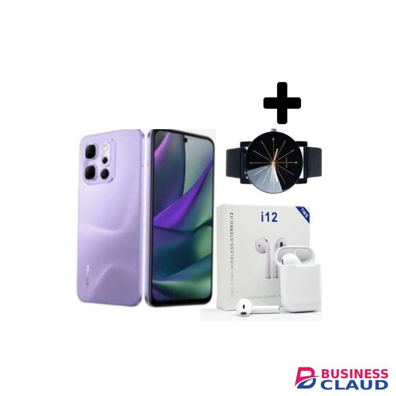 Infinix Hot 60i 4G"6.7-inch, 6GBRAM+128GB ROM' Battery: 5000mAh+Web Watch+Earpods