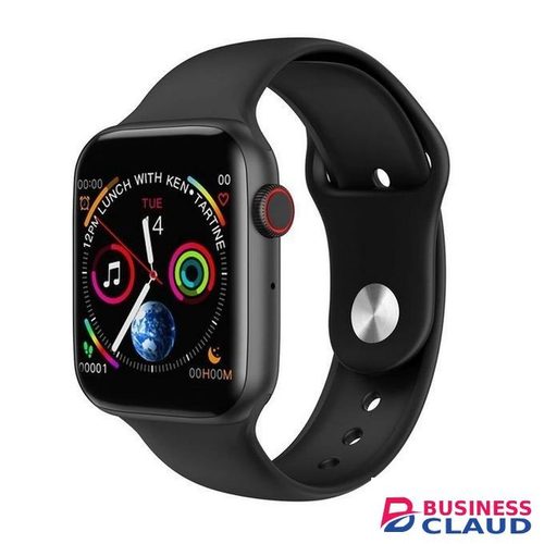 Watch Black Smart-Watch For Men And Ladies With Bluetooth Connections IOS Android water-proof