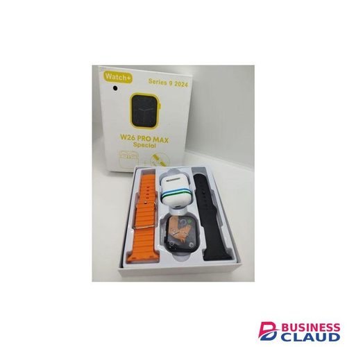 W26 Pro Max Smart Watch Series 8 with Free Airpods – Stay Fit and Connected with Complete Tech Integration