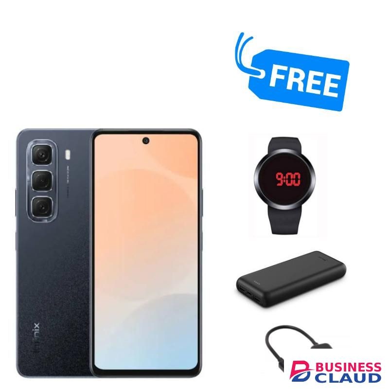 Infinix HOT 50 PRO+,AMOLED DISPLAY 6.78" INCHES,UPTO 16GB RAM & 128GB ROM,5000MAH,DUAL SIM,50MP,FREE WATCH,OTG & POWERBANK