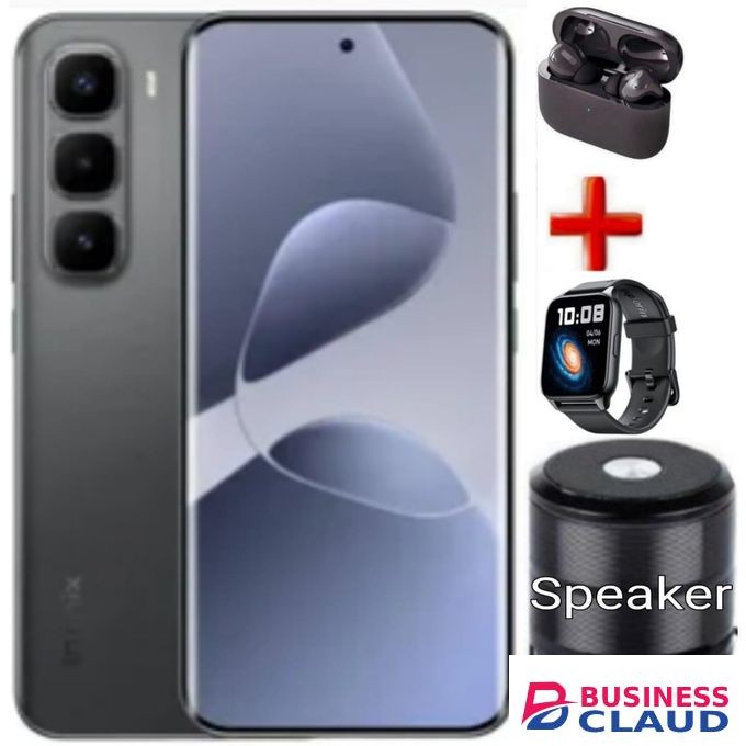 Infinix HOT 60 Pro Plus 6.78'' Curved Screen Up to 16GB RAM & 256GB ROM, 5160mAh Battery+ EARPODS+WATCH+SPEAKER