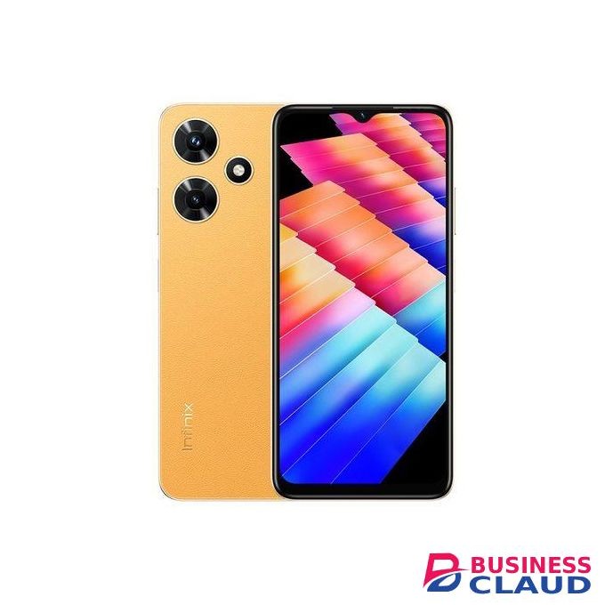 Infinix Hot 30i, 6.56'' Display, 4GB RAM + 128GB ROM, 13MP Camera, 5000mAh - Mary Gold + Smart Watch & Power bank
