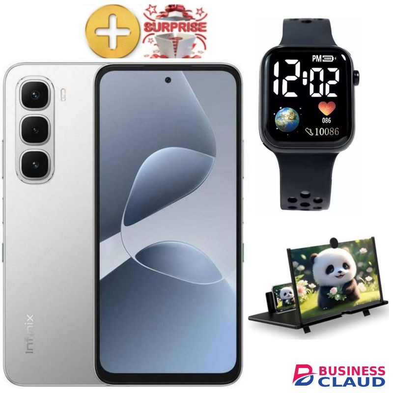 Infinix Hot 60 Pro PLUS 8GB RAM,256GB ROM 6.78 inches,Battery 5160 mAh+AMAIZING GIFTS(SCREEN MAGNIFIER,LED WATCH)+1 YEAR WARRANTY