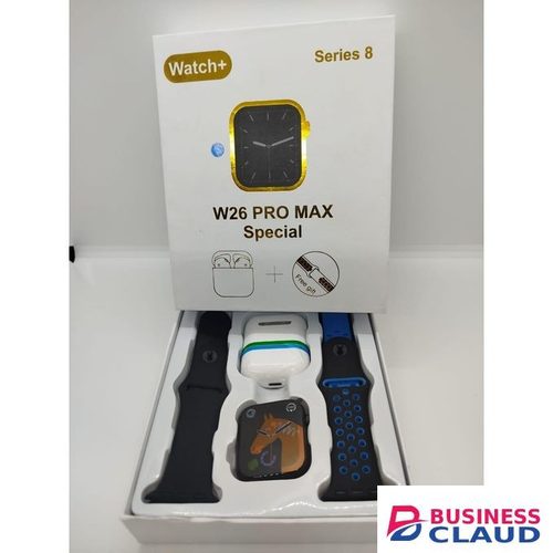 W26 Pro Max 44MM Display Smart Watch with Airpods – Your All-In-One Smart Tech Solution