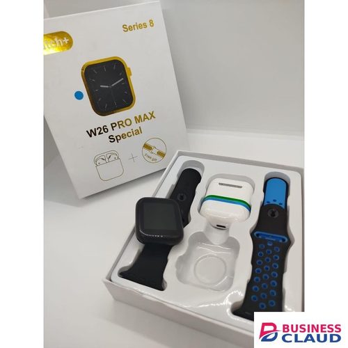 W26 Pro Max Smart Watch with Free Airpods – Combining Fitness and Technology