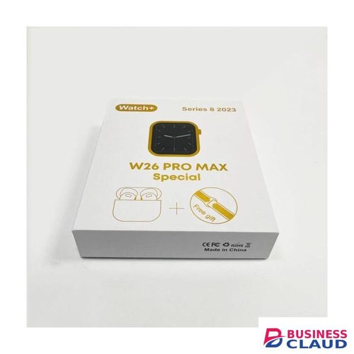 W26 Pro Max Smart Watch and Airpods Set – For the Ultimate Smart Lifestyle