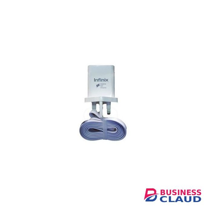 Infinix HOT 30 PLAY 18W SUPER FAST Type -C CHARGER -White