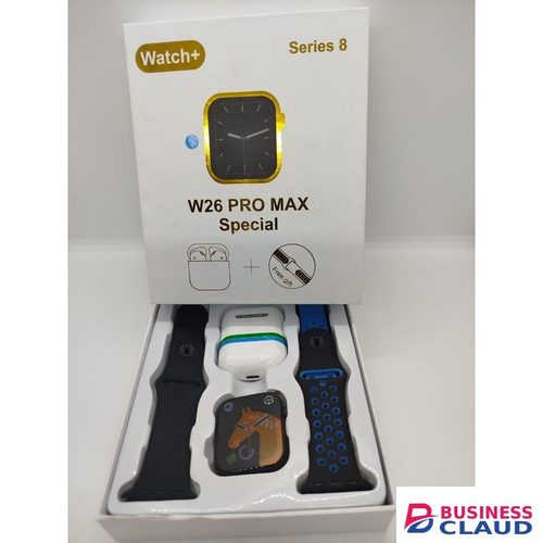 W26 Pro Max Smart Watch & Free Airpods – Perfect for Every Fitness Journey