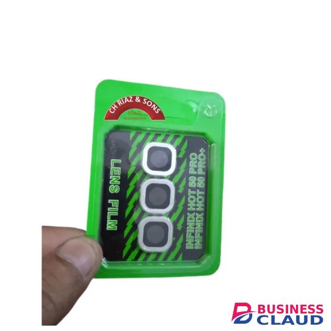 Infinix Hot 50 Pro Plus Camera Lens Ring Tempered Glass protector premium Quality Camera lens Glass protector