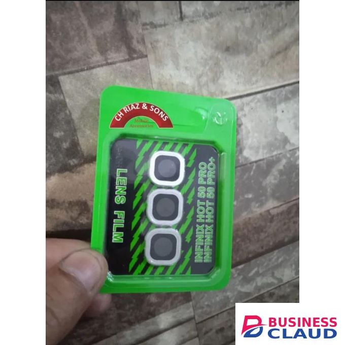 Infinix Hot 50 pro Camera Lens Ring Tempered Glass protector premium Quality Camera lens Glass protector