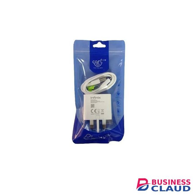 Infinix Hot 20S 18W SUPER FAST Type -C CHARGER -White