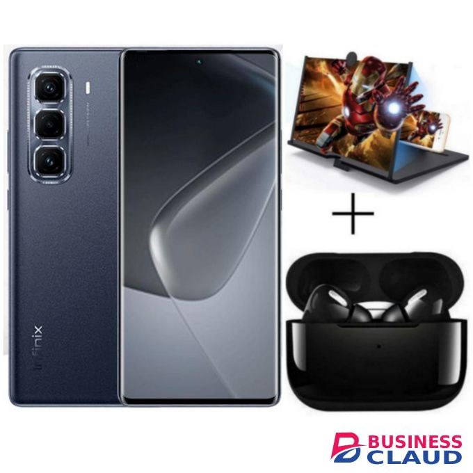 Infinix HOT 50 PRO PLUS, 6.78", (8GB +8GB) RAM & 128 GB ROM,5000MAH,50MP - Sleek Black + Free Gifts