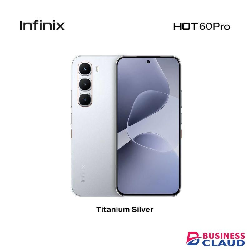 Infinix Hot 60 Pro+ 4G, 6.78", 8GB RAM + 256GB, 5000mAh - Titanium Silver