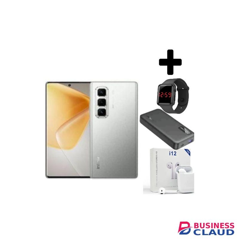 Infinix HOT 50 PRO PLUS,AMOLED CURVED SCREEN DISPLAY 6.78" INCHES(8GB +8GB) RAM & 128 GB ROM,5000MAH,50MP,Gold +Power Bank+Led Watch+Earphones