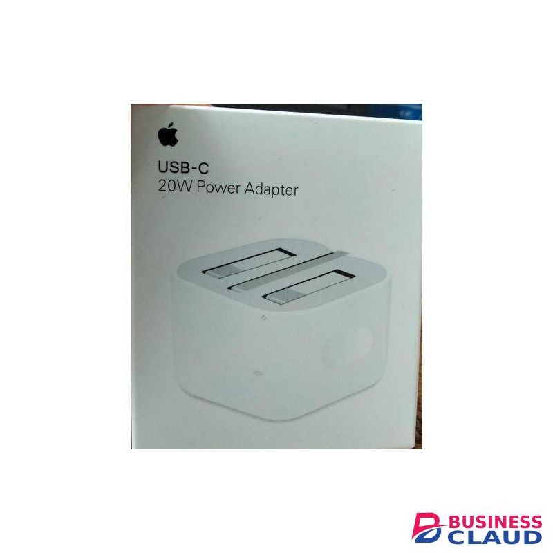 Apple Apple-20W USB-C Fast Charging Plug Adapter for iPhone, Compatible with All iOS Devices, Compact High-Speed Charger for iPhone, iPad, and iPod, Reliable Wall Charger Head Only, Energy Efficient