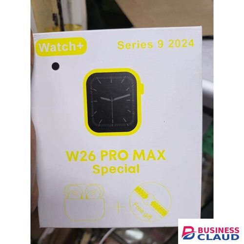 W26 Pro Max Smart Watch & Free Airpods Set for Effortless Smart Living