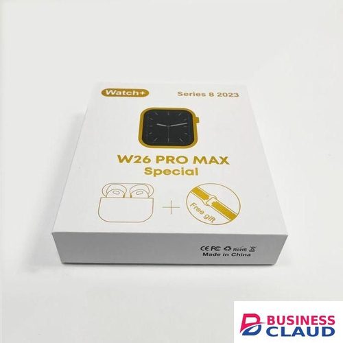 W26 Pro Max Smart Watch with Bluetooth and Free Airpods for the Modern User