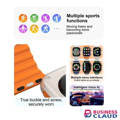 Smartwatch Smart Watch X8 Unique Combination Comes With Airpod/earbds/earphone, Power Bank, Magsafe Magnetic Charger, Long Lightning Cord Charger, And Wireless Charger