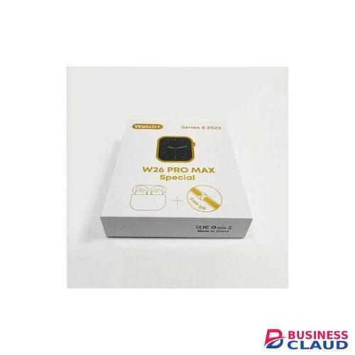 Smart W26 Pro Max Smartwatch with Free Wireless EarPods