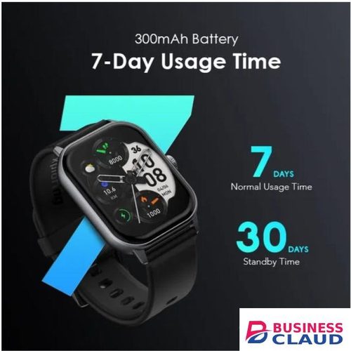 Oraimo Watch 5 2.01" HD Panda Glass 1ATM Smart Watch 88.8% Screen-to-body Radio, Anti-scratch Panda Glass, AI-Generated Watch Faces & 10.8mm Ultra-thin