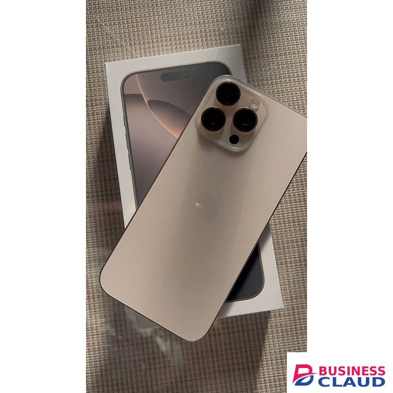 Apple iPhone 16 Pro Max 256GB 8GB RAM 6.9 Super Retina XDR OLED Always-On Display A18 Pro chip with 6-core GPU Appl Intelligence 48MP Triple Pro Camera System